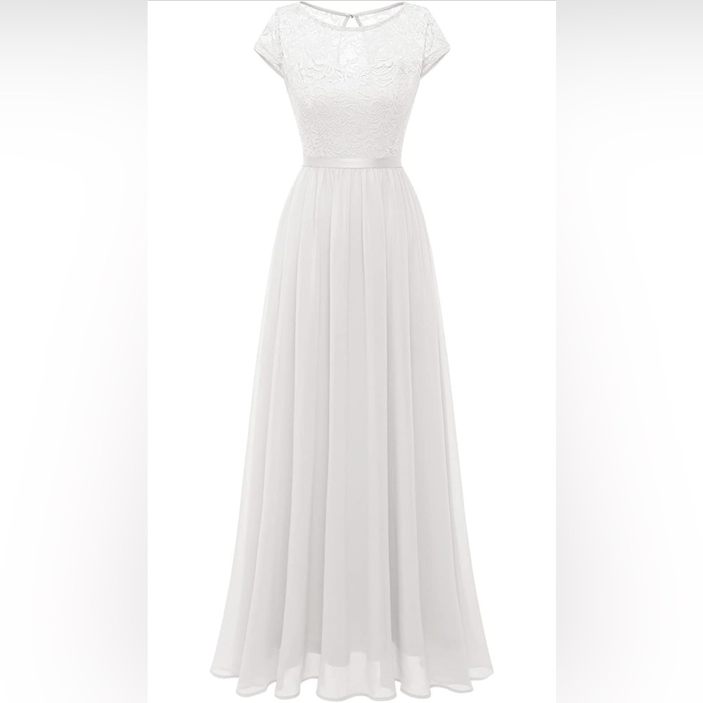 White Formal Dress / Wedding Dress